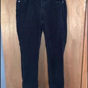GAP Black Stretch Skinny Cords EUC Sz32L(14t)
